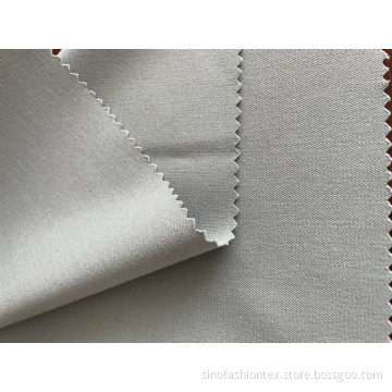 Daur Ulang Polyester Rayon Spandex Twill Fabric Fabric